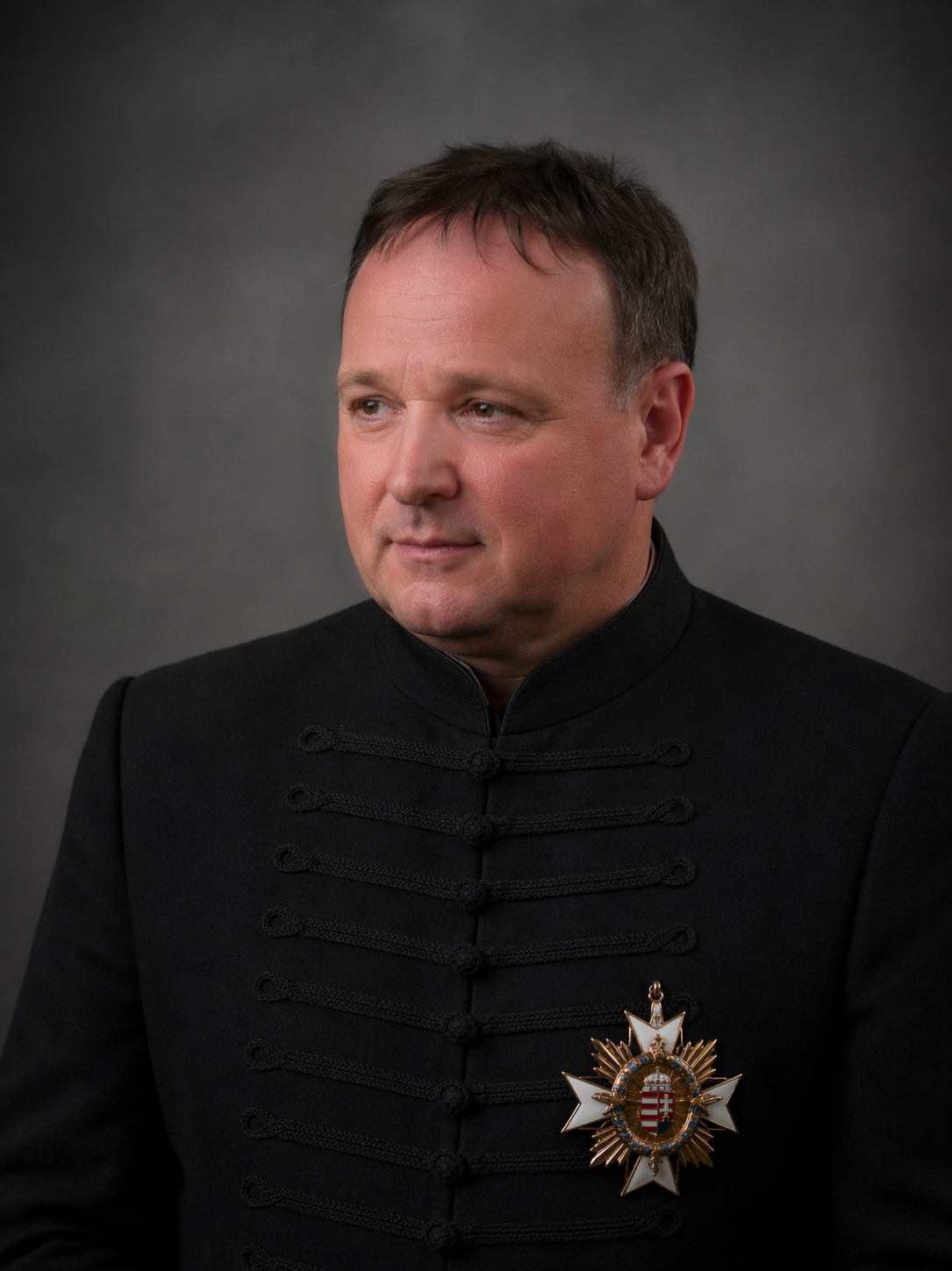 vitéz Nátz Zsolt székkapitány portréja